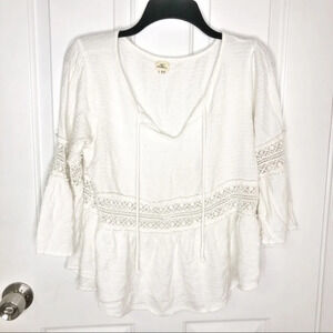 O’Neil Boho Beach Top Soft Oversized Gypsy Blouse